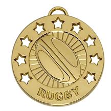 Spectrum 40mm Rugby Medal