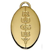 Rugby Ball 40mm Rugby Medal