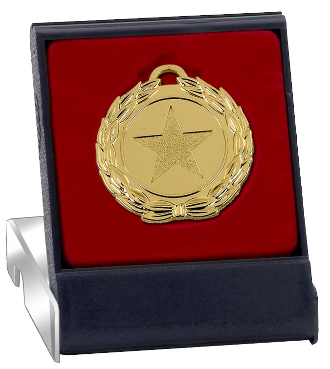 Mega Star 40mm Medal With Box