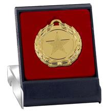 Mega Star 40mm Medal With Box