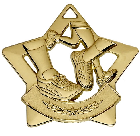 Running Mini Star Medal