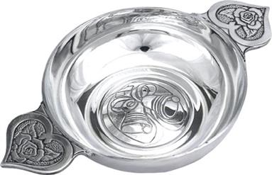 Pewter Quaich Bowl - Wedding 'Loving Bowl'