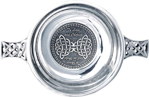 Pewter Quaich Bowl - Wedding Vows