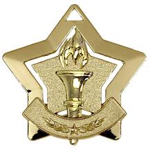 Victory Torch Mini Star Medal