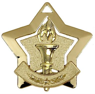 Victory Torch Mini Star Medal