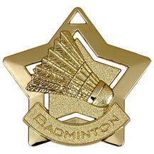 Badminton Mini Star Medal
