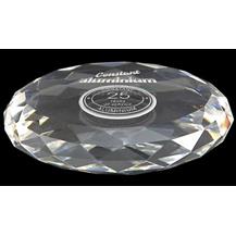 WhiteFire Optical Crystal - Round Paperweight