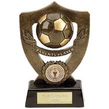 Dual Tone Resin Football Award - Parents' Player