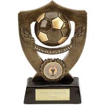 Dual Tone Resin Football Award - Manager's Player