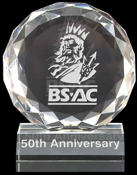 WhiteFire Optical Crystal - Glen Finnan Flat Crystal Award