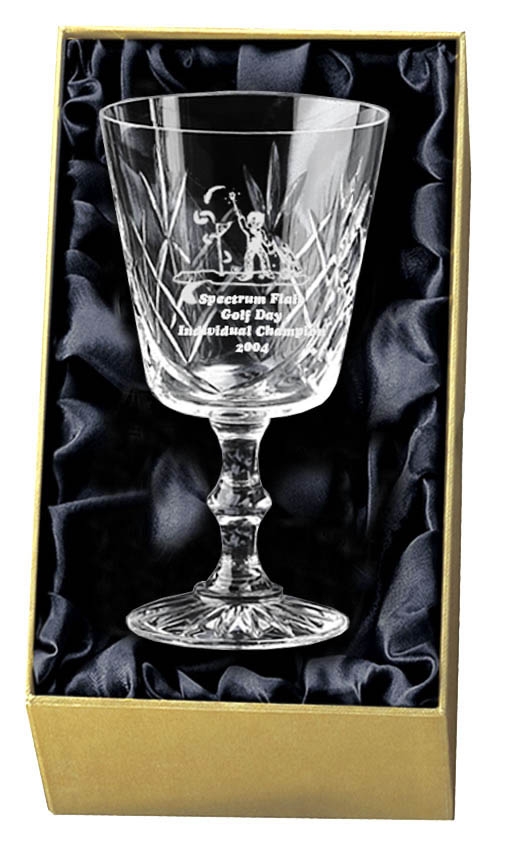 Knighton Crystal Wine Glass Award
