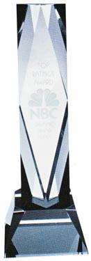 Optical Crystal Polygon President Tower