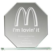 Octagon Jade Glass Award