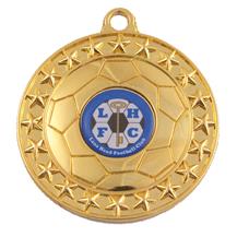 Football 70mm Medal