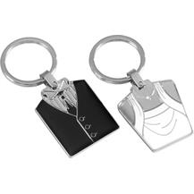 His 'n' Her Keyrings - Bride and Groom