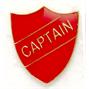 Red School Captain Shield Badges thumbnail