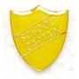 Yellow School Captain Shield Badges thumbnail