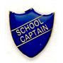 Blue School Captain Shield Badges thumbnail
