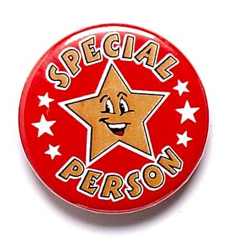 Special Person Pin Badge