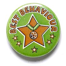 Best Behaviour Pin Badge