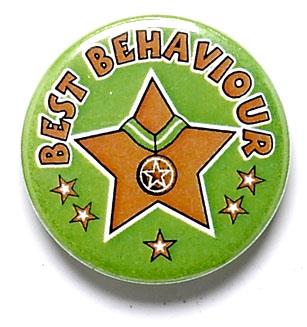 Best Behaviour Pin Badge
