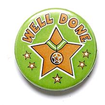 Well Done Pin Badge