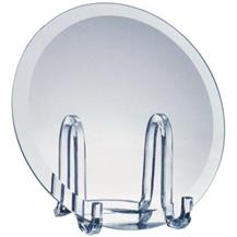 Bevelled Jade Glass Salver