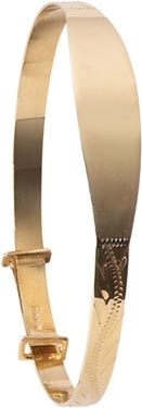 9ct Gold Child's Bangle