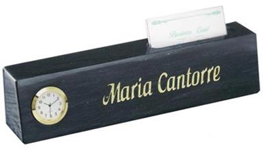 Black Marble All-in-One Name Plate