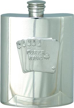 Poker Hip Flask - 6oz
