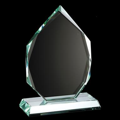 Topaz Collection Glass Plaque