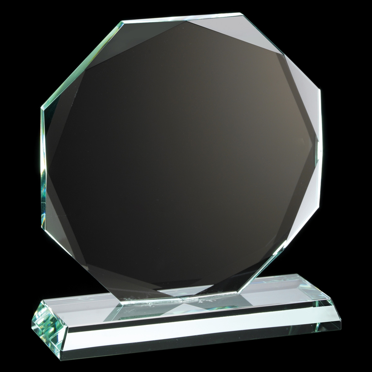 Ruby Collection Octagon Glass Plaque