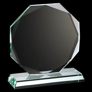 Ruby Collection Octagon Glass Plaque