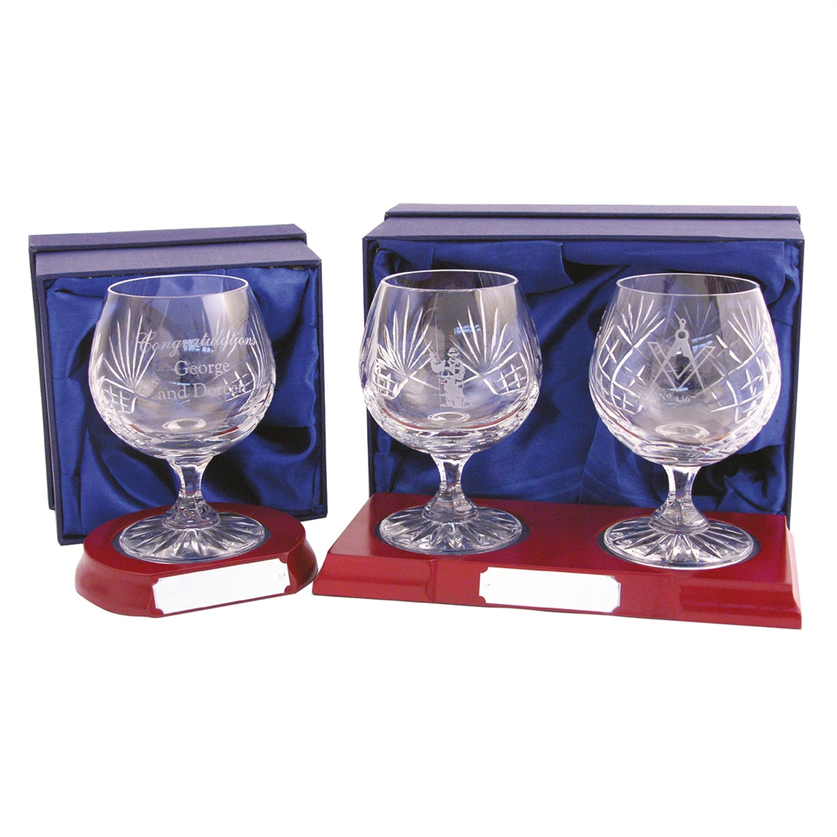 24% Lead Crystal Brandy Glass