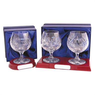 24% Lead Crystal Brandy Glass