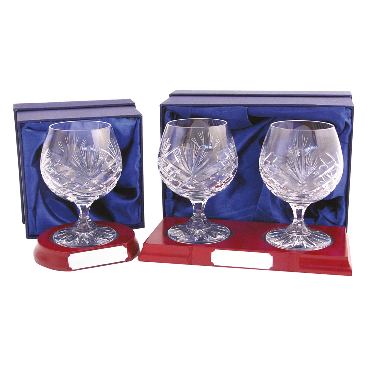 24% Lead Crystal Brandy Glass - Fully Cut