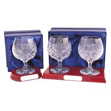 24% Lead Crystal Brandy Glass - Fully Cut