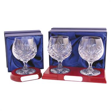 24% Lead Crystal Brandy Glass - Fully Cut