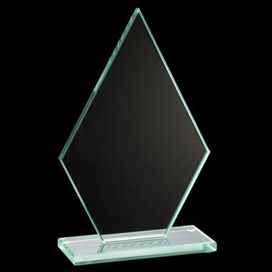 Jade Collection Peak Glass Plaque