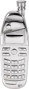 Pewter Mobile Phone Flask