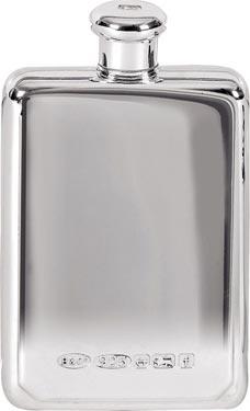 Hallmarked Silver Hip Flask