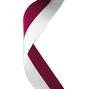 Maroon and White Medal Ribbons MR023 thumbnail