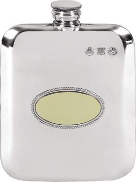 Pewter Slimline Hip Flask