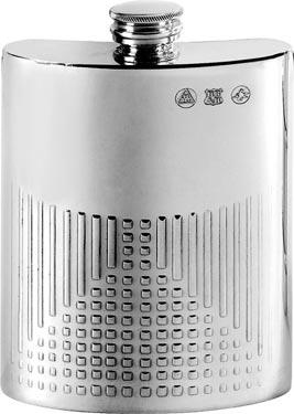 6oz Pewter Rennie Macktintosh Hip Flask