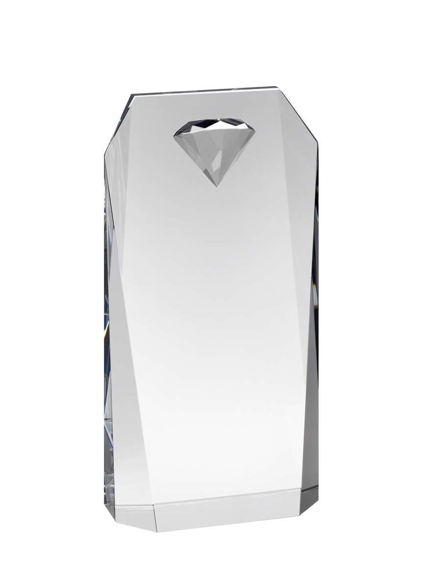 Stunningly Crafted Optical Crystal Diamond Award