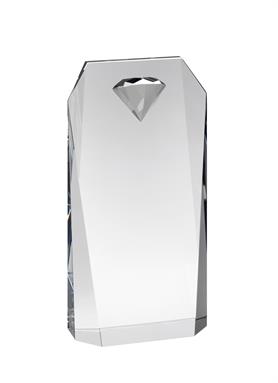 Stunningly Crafted Optical Crystal Diamond Award