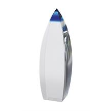 AC130 Blue and Clear Optical Crystal Award