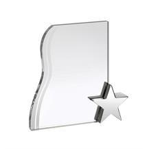 AC114d Crystal Star Award with Metal Star