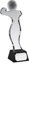 AC51 Crystal Sculpted Golf Award