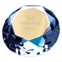 OC082A Blue Diamond Glass Paperweight thumbnail